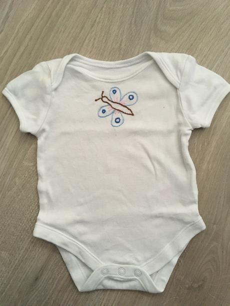 Body s výšivkou motýlka, f&f,62