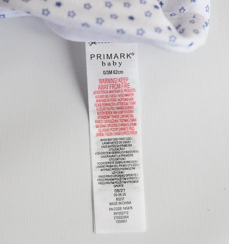 Čepička vel. 0 - 3 m, primark,62