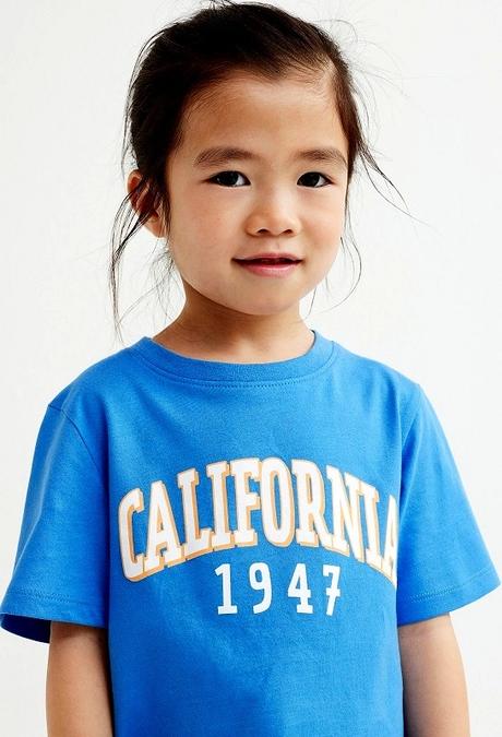 3-pack dětská trička h&m sada california, h&m,122 / 128