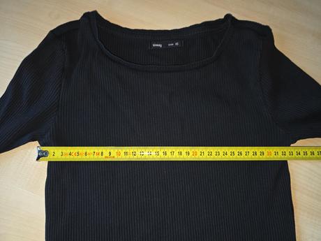 Tričko s dl. rukávem černé sinsay xs, sinsay,xs