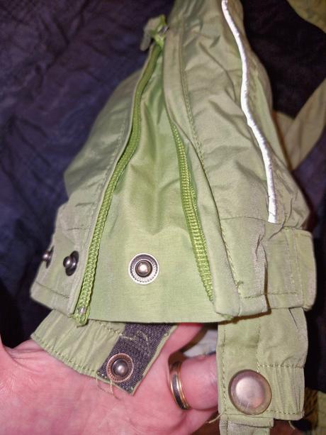 Zelené lyžařské kalhoty zn. loap vel. 104, loap,104