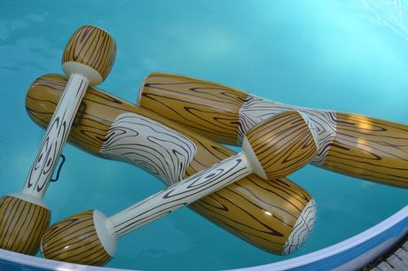 Nafukovací klády a palice pro děti do bazénu,nové, 