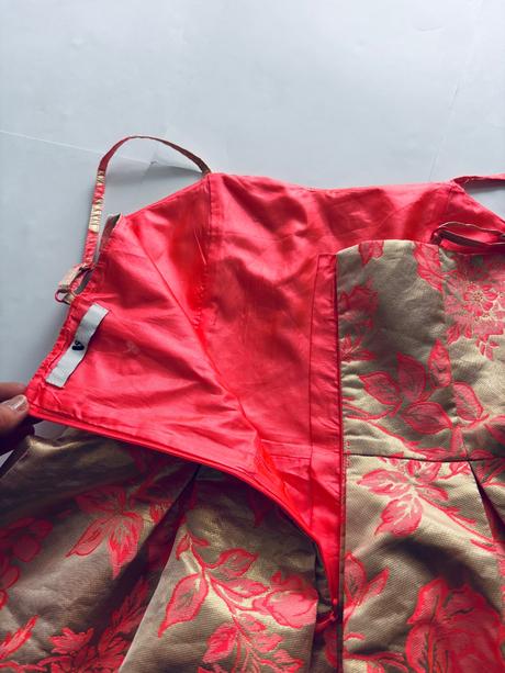 Ob/ šaty zlato oranžové- v. 12 let, e-vie,152