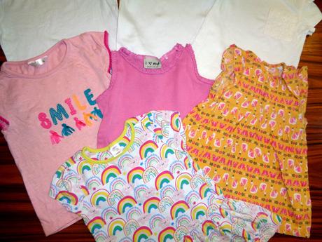 Letní balíček pro holku - 7 kusů - velikost 92, 86–98