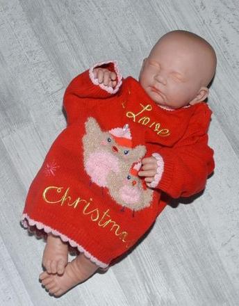 Vánoční dívčí svetr, 86