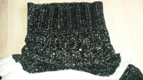 Pletené pruhované šaty vel. 116-122, 116