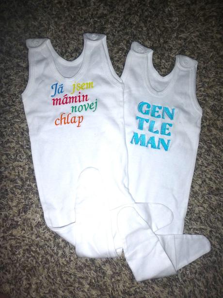 Dvoje origo dupačky - kluk vel.68-74, 68 / 74