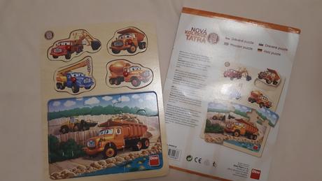 Dřevěné puzzle tatra v lomu 13 dílků,