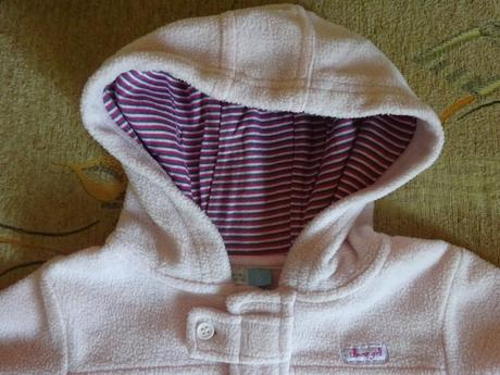 Fleesový kabátek s kapucí, vel.74, 74