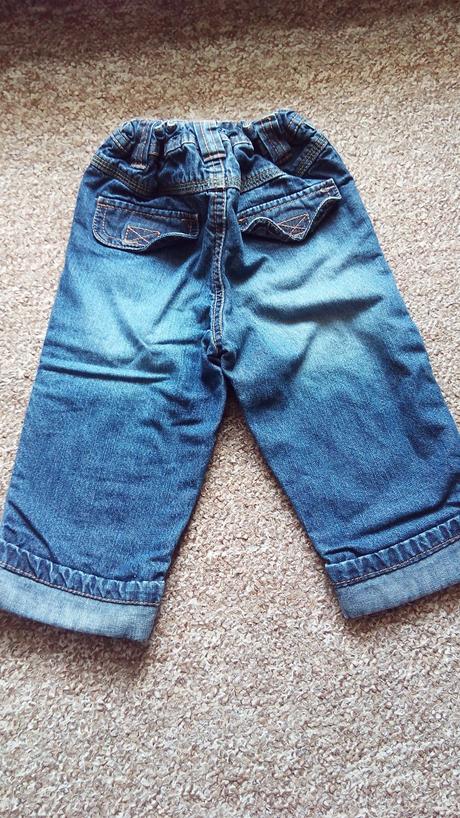 Zateplené rifle, c&a,80