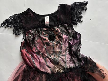 An25/ kostým halloween šaty - v.7/8 let,