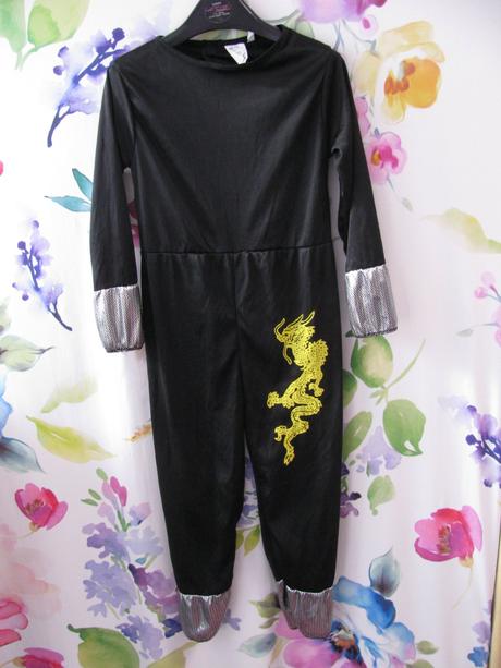 Karnevalový kostým-overal ninja/vel.7-10 let, 