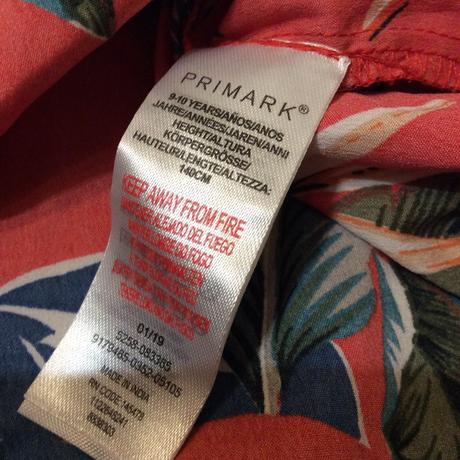 Lehoučký letní overal, primark,140