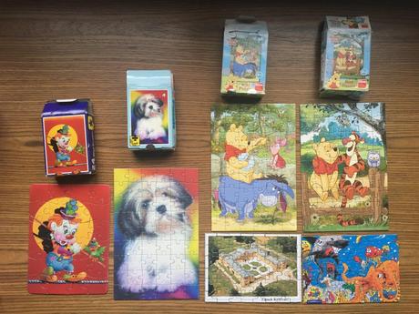 6x malé (cestovní) puzzle, 