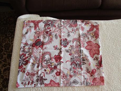 2x stejné pěkné bavl. povlaky na polštář, 60x50cm, 