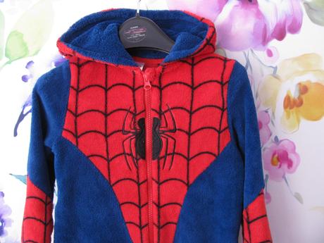 Fleesový overal na spaní spiderman, marvel,110