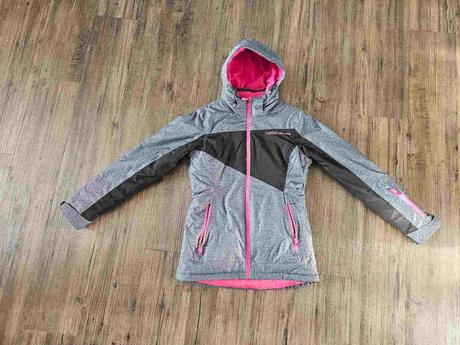 Zimní lyžařská bunda loap šedá černá růžová xs, loap,xs