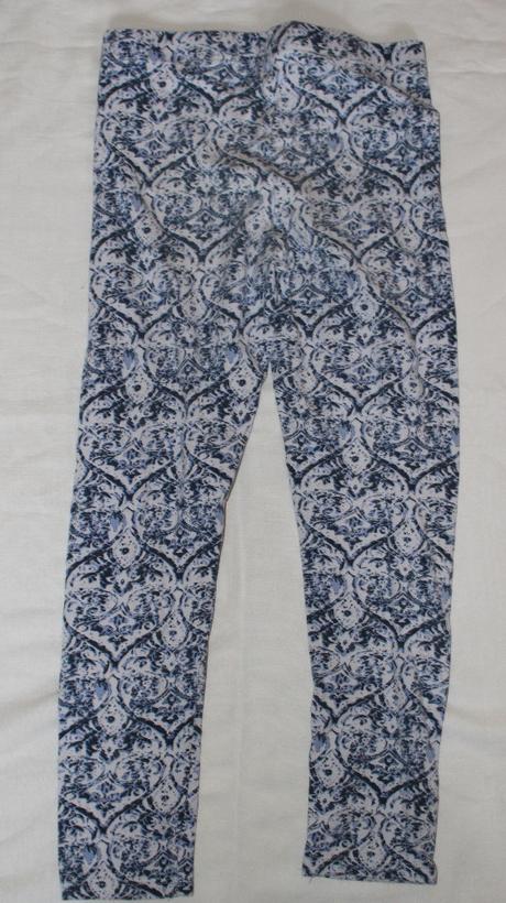 Va3 legíny s modrými ornamenty 7-8 let, f&f,128