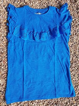 N52	2x dívčí triko s kr. rukávem vel. 152, f&f,152