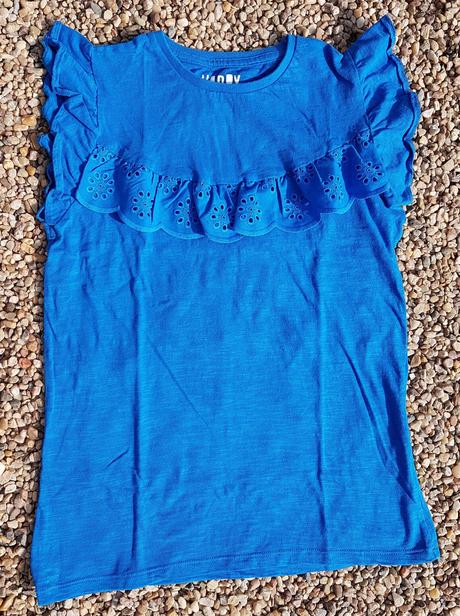 N52	2x dívčí triko s kr. rukávem vel. 152, f&f,152