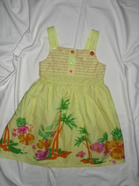 Nádherné žluté hawai šaty, cherokee,92
