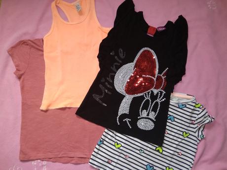 Set 2 triček 4-5 let cena za vše, zara,110
