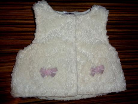 Krásná kožišková vesta 86/92, girl2girl,86