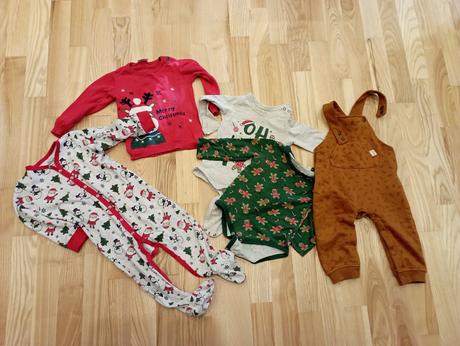 Vánoční oblečení vel. 86, 86