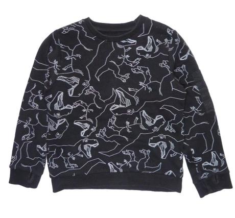 Mikina s diny vel. 122, nutmeg,122