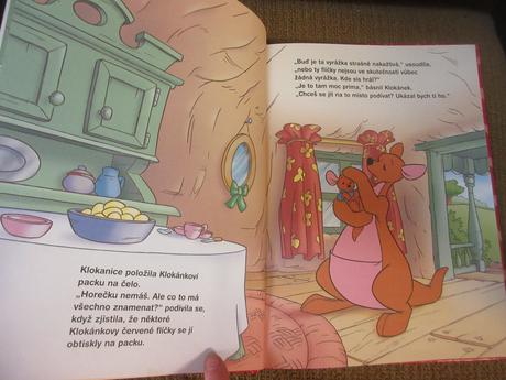 S501 kniha medvdek pú, ovocná hostina,