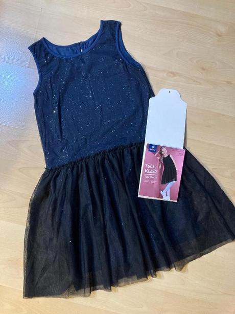 Šaty s tylovou sukní vel. 146/152, tchibo,146
