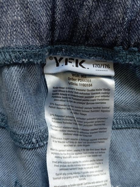 Dívčí kalhoty, kik,170