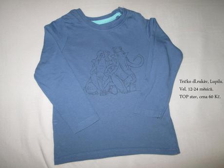 Tričko s dlouhým rukávem, lupilu,86