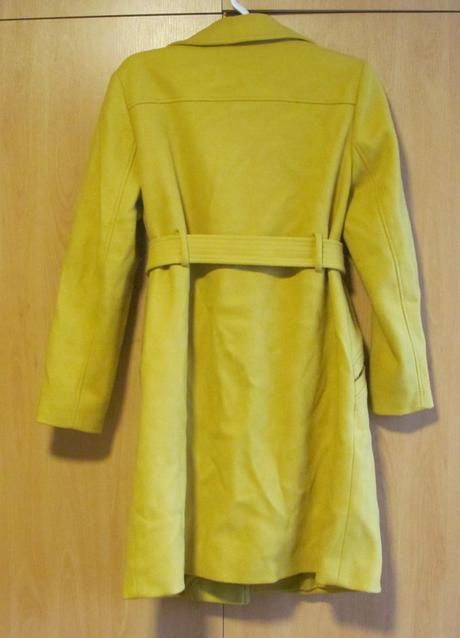 Žlutý zimní kabát, f&f,42