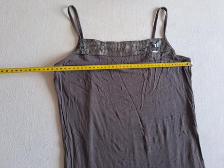 Dámské tílko s flitry, vel.s, s