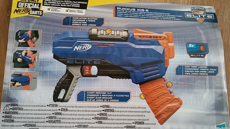 Nerf rukkus zbraň - hračka.,