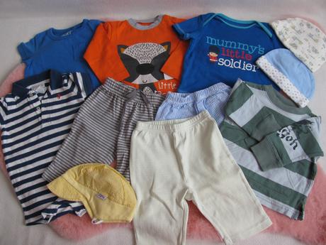 Set na chlapečka -vel.3-6 měs/v.62/68-10ks, 68–80