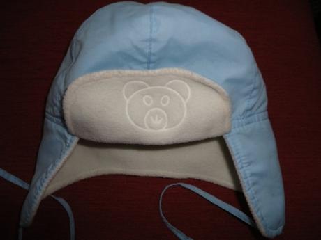 Beranička nebo ušanka na zavazování 9-12 měsíců, 80