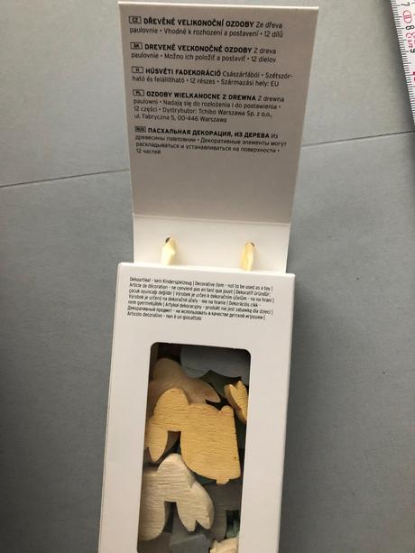 Jaro velikonoce dřevěné ozdoby zajíčci 12ks šedá, 