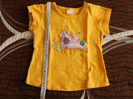 Tričko krátký rukáv s broučkem, 86