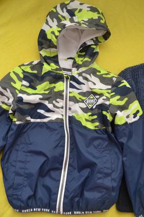 Bunda jarní šusťáková,s podšívkou,v.92, 92