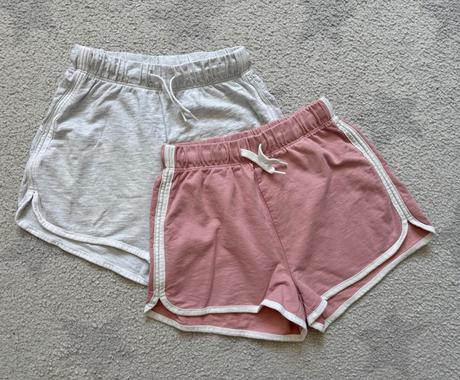 Kraťasy hm, vel. 134, 2 kusy, h&m,134
