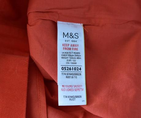 Šaty vel. 6 - 7 let, marks & spencer,122