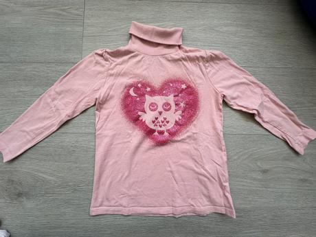 Dívčí růžový rolák dopodopo, sova, vel. 128, dopodopo,128