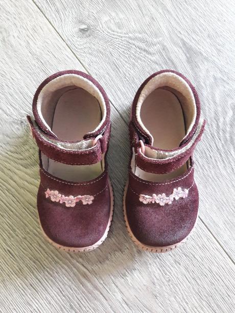 Kožené balerinky pegres, v.23, pegres,23