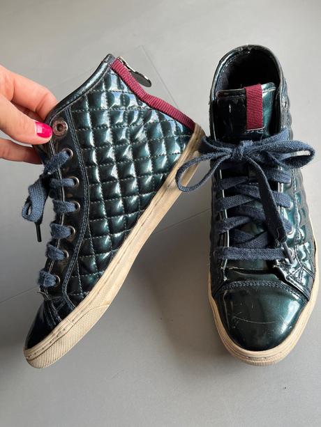 Geox respira vel 36 zeleno modrá tenisky kotníkové, geox,36