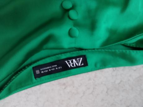 Zelená sukně s knoflíčky, zara,m