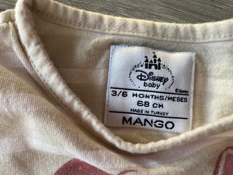 Tricko minnie, mango,68