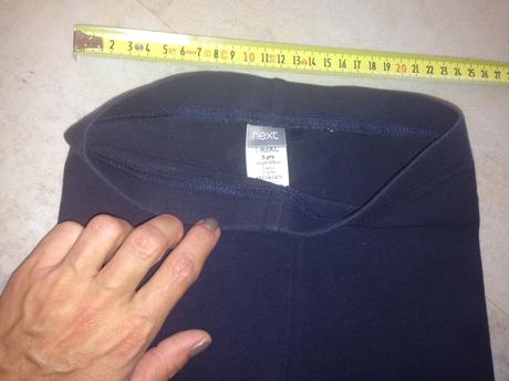 3/4 legíny next tmavě modrá 110cm unisex 5 let, next,110