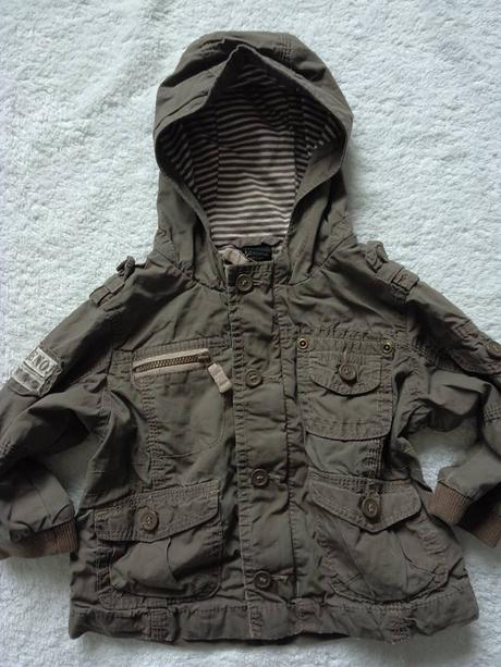 Hnědá sportovní bundička, next,80